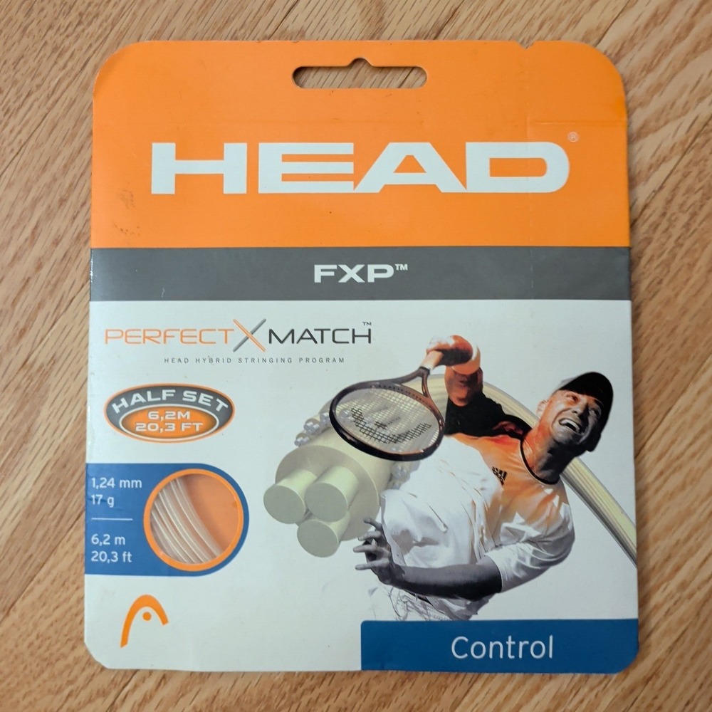 HEAD FXP 16 1.30mm Tennis String Natural 40ft 12m Control 281149-17NT-11-N NEW